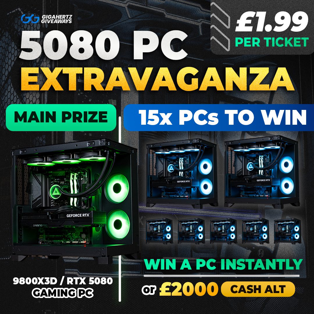 PC Extravaganza | 15x 5080 Gaming PCs to win!