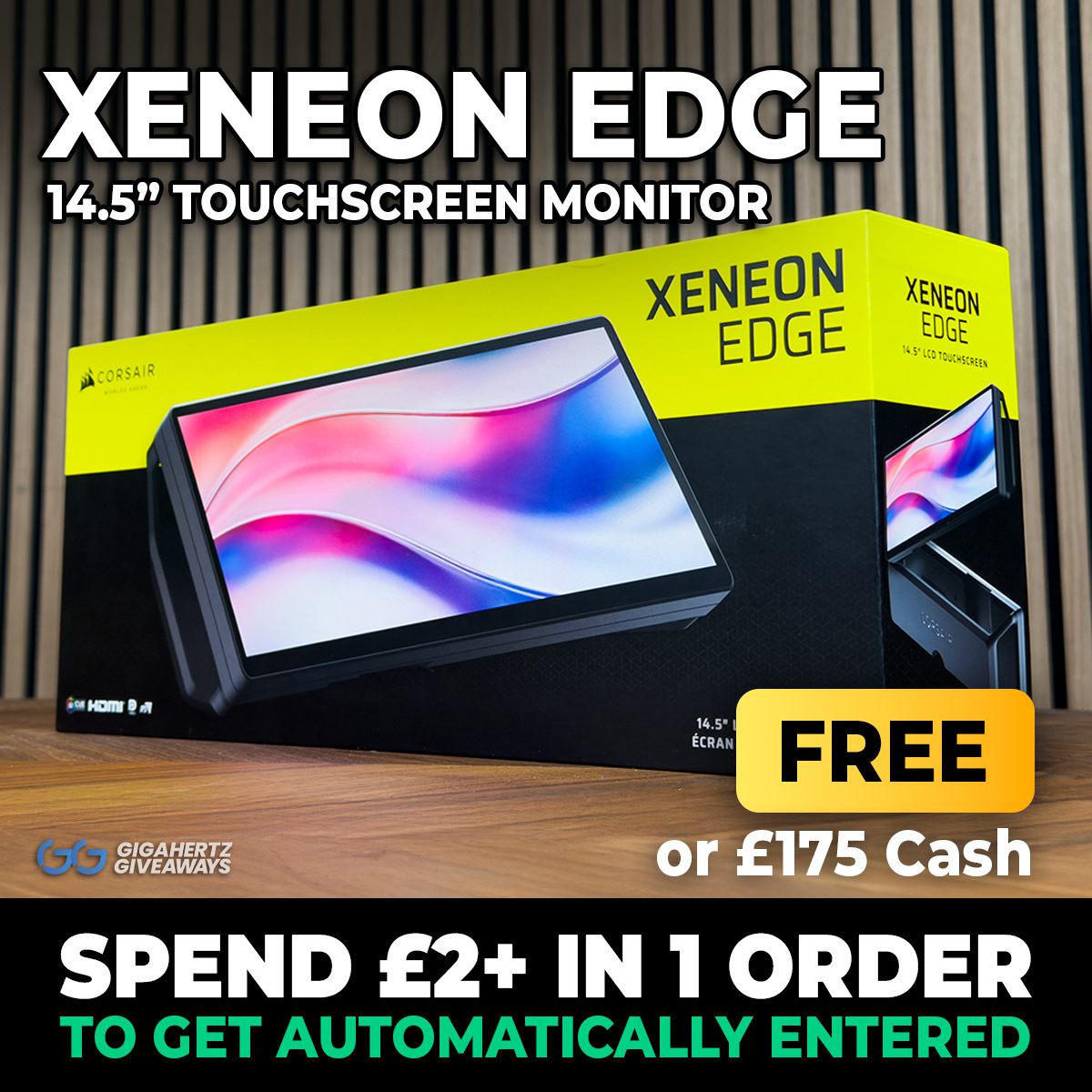 FREE | Corsair Xeneon Edge Montior