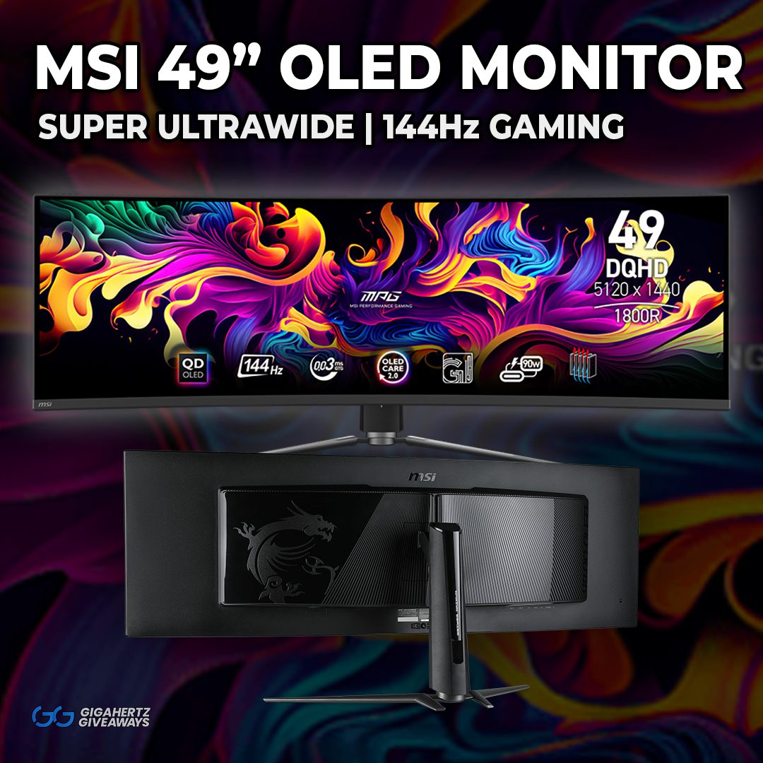 MSI 49″ 144Hz OLED | Super Ultrawide Monitor