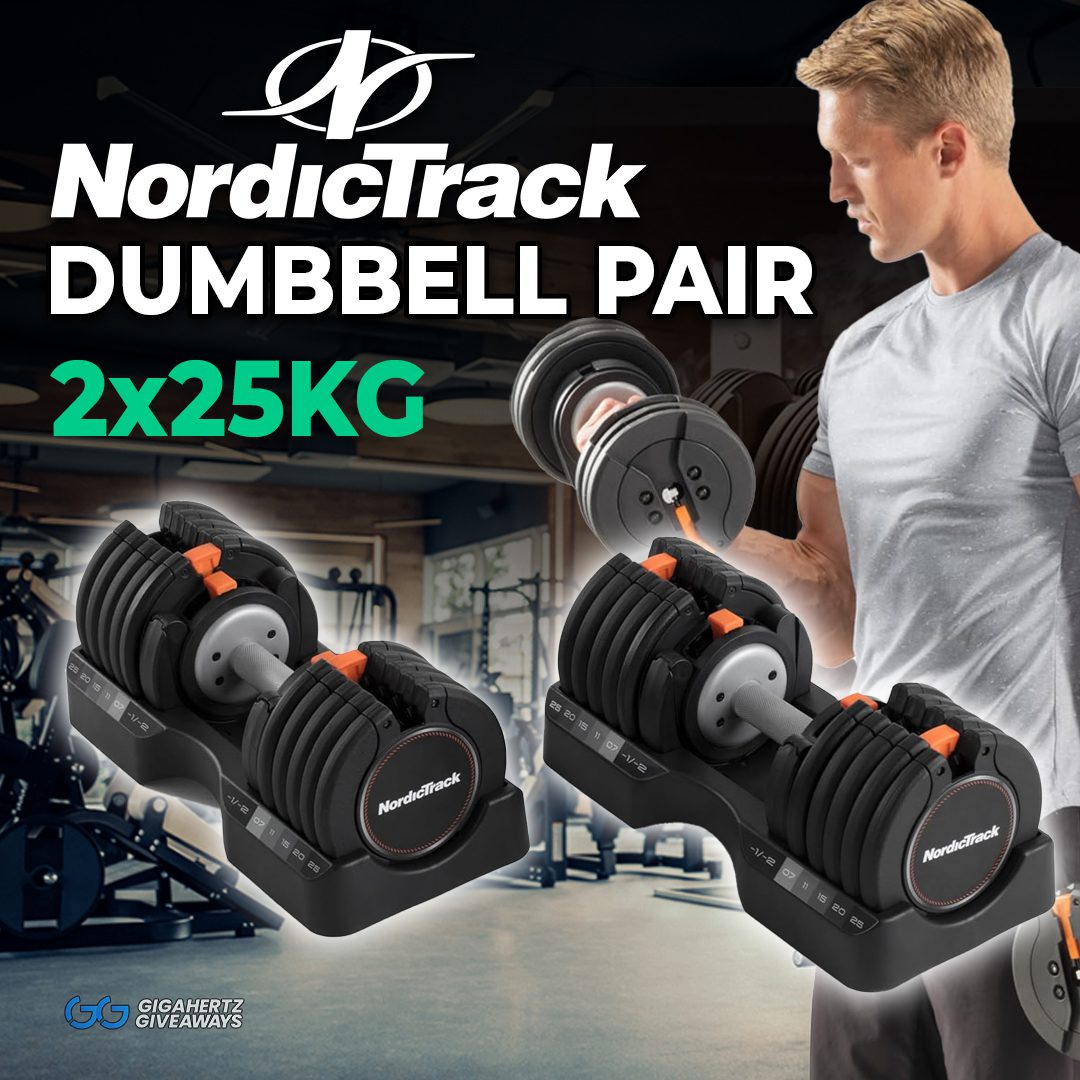 NordicTrack | 25kg Adjustable Dumbbells