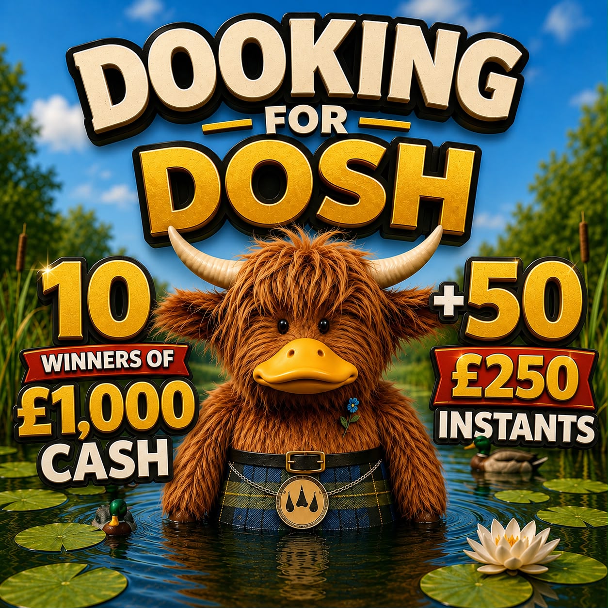 10 Winners of £1,000 Cash + 50 x £250 instant wins! #2