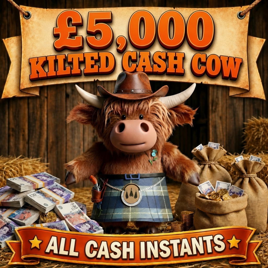 £5,000 Cash Cow Instant Wins