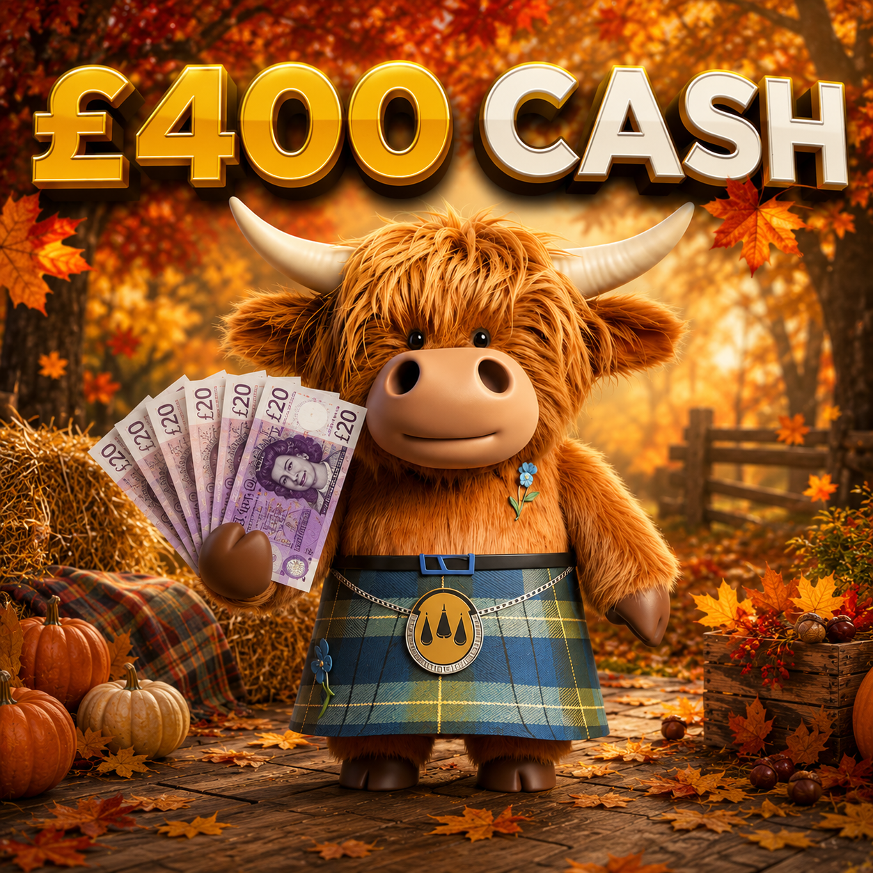 Kilties £400 CASH Draw
