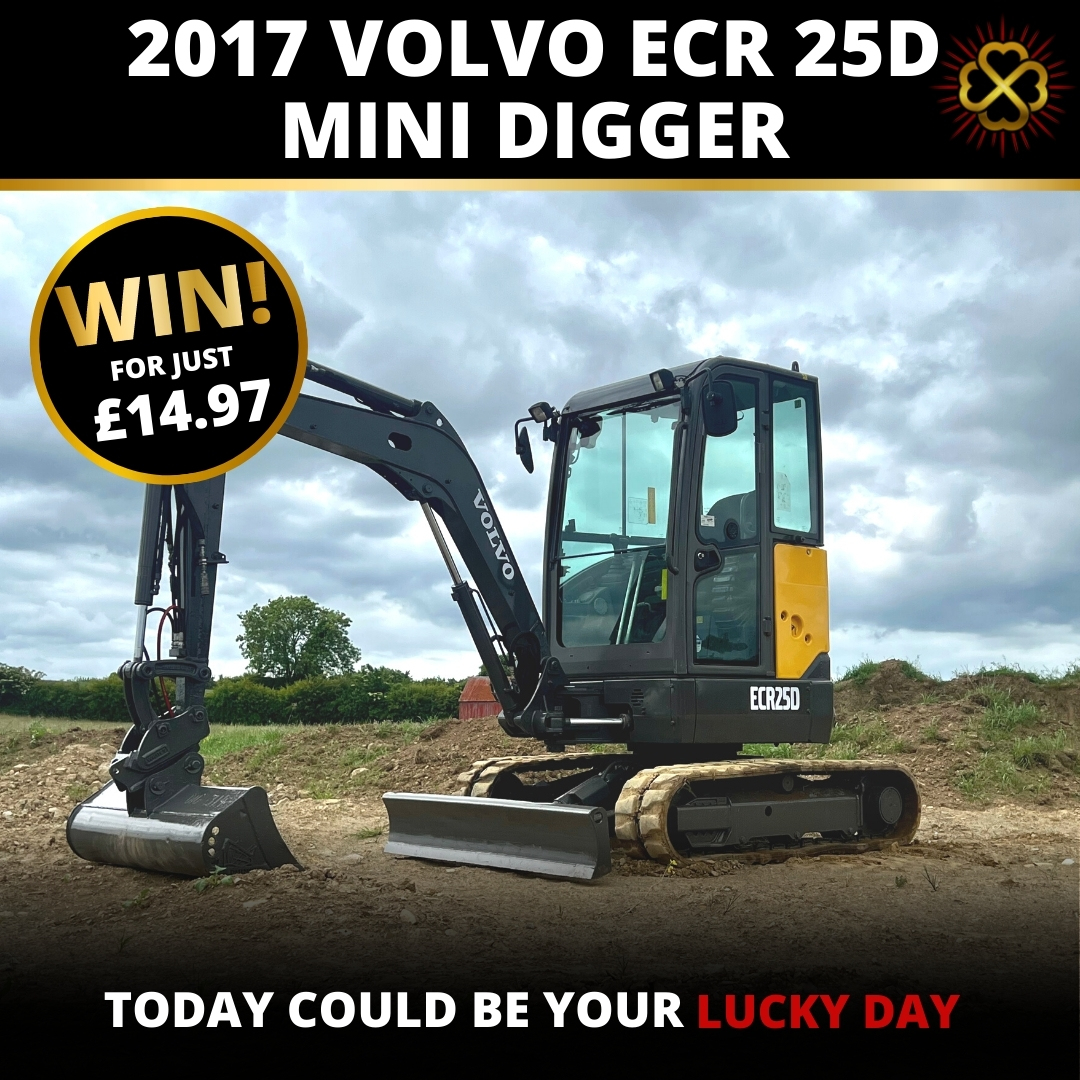 2017 Volvo ECR 25D MINI DIGGER