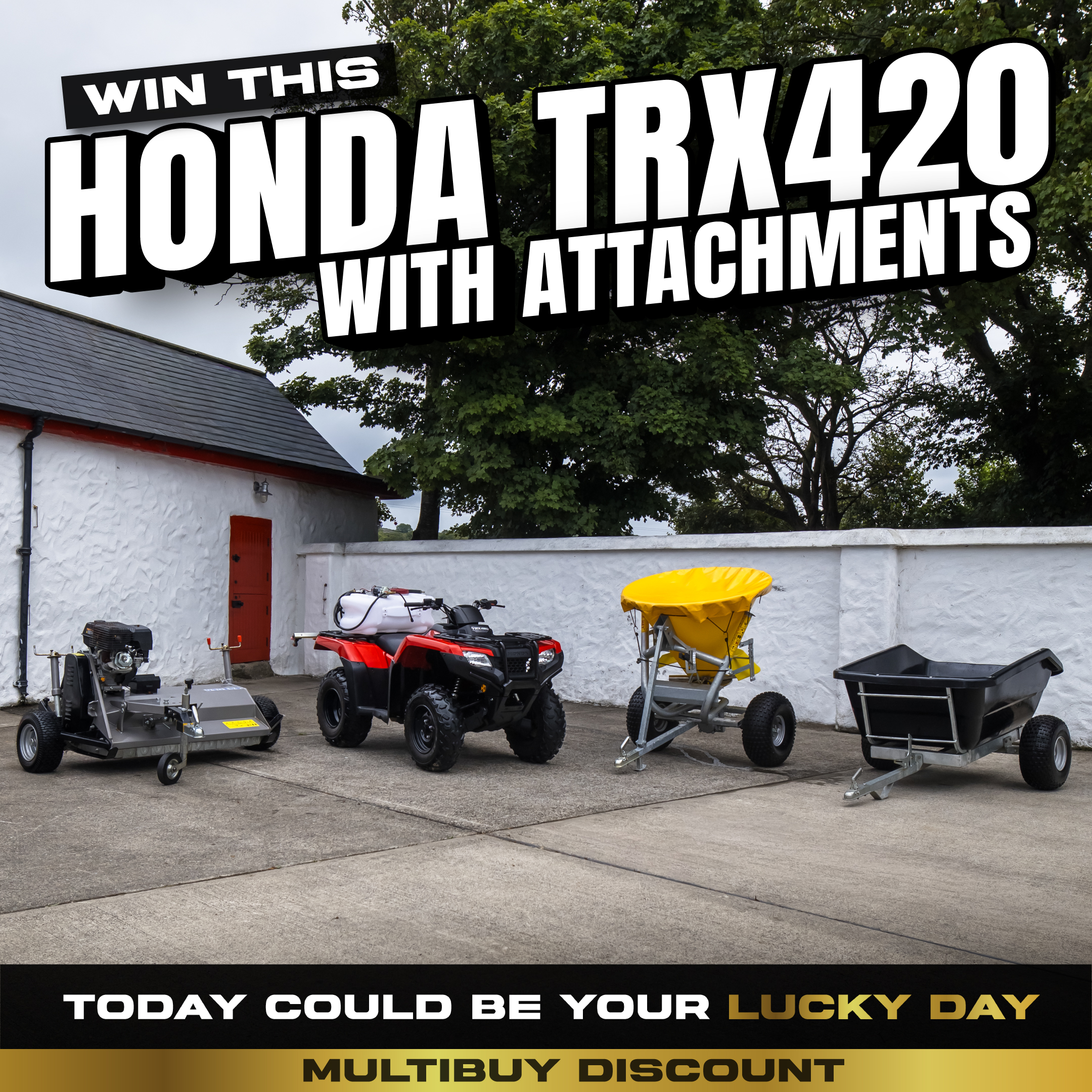 Honda TRX420 FM1 Fourtrax & Attachments