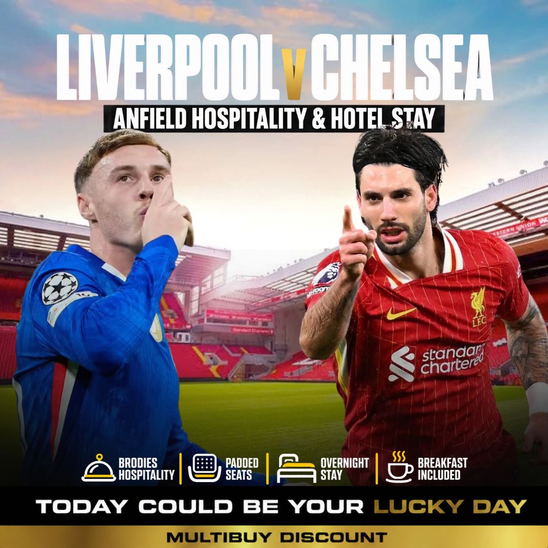 Liverpool v Chelsea – Anfield Hospitality & Hotel Stay