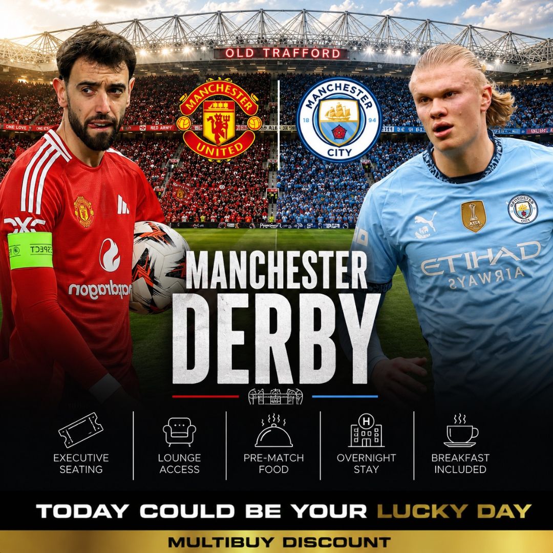 Manchester Derby Hospitality Experience for Two + Hotel stay #2