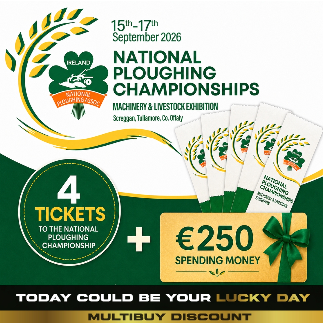 National Ploughing Championship Tickets & Spending Money (Auto Draw)