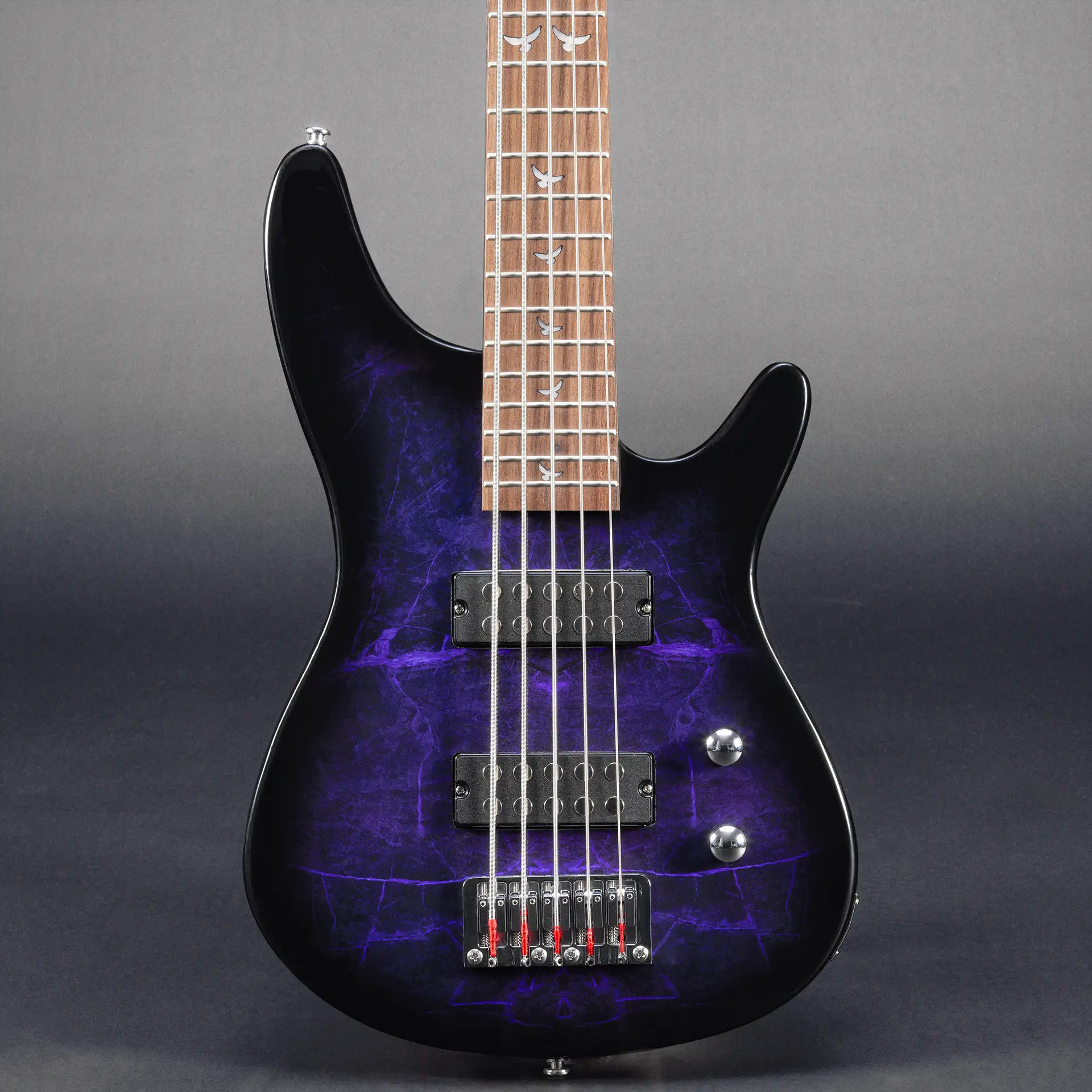 W39 Lindo PDB-5 V2 5-String Purple Dove Electric Bass Guitar