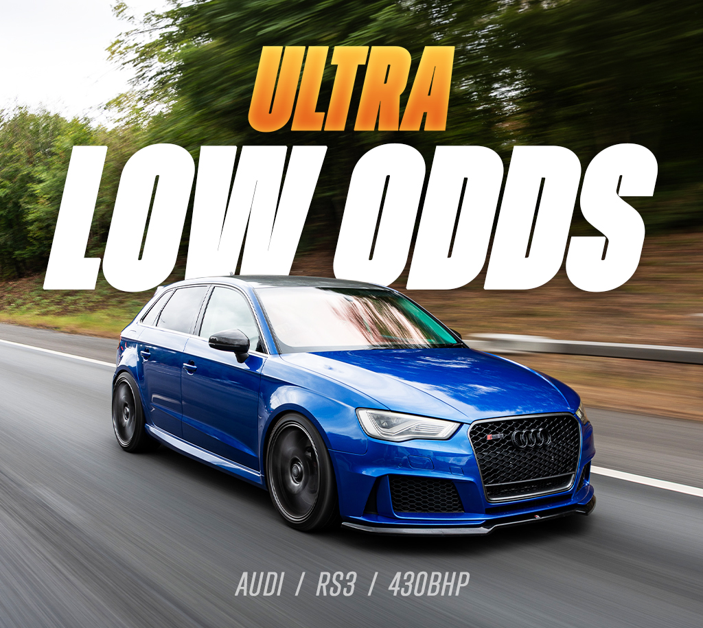 ULTRA-LOW ODDS! Win this 430bhp Stage 2 Audi RS3!