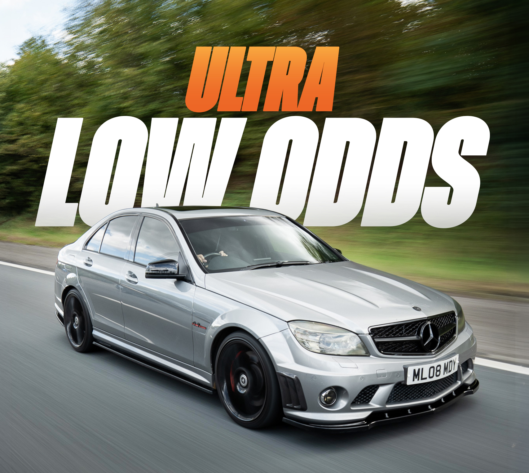 ULTRA-LOW ODDS! Win this 540bhp Mercedes C63 AMG or £15,000 Cash!