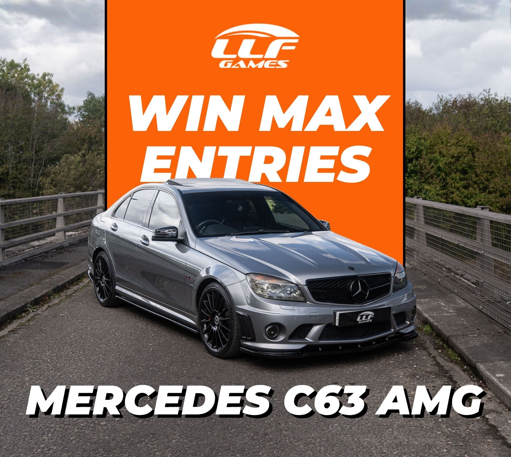 Win MAX Entries – 540bhp Mercedes C63 AMG