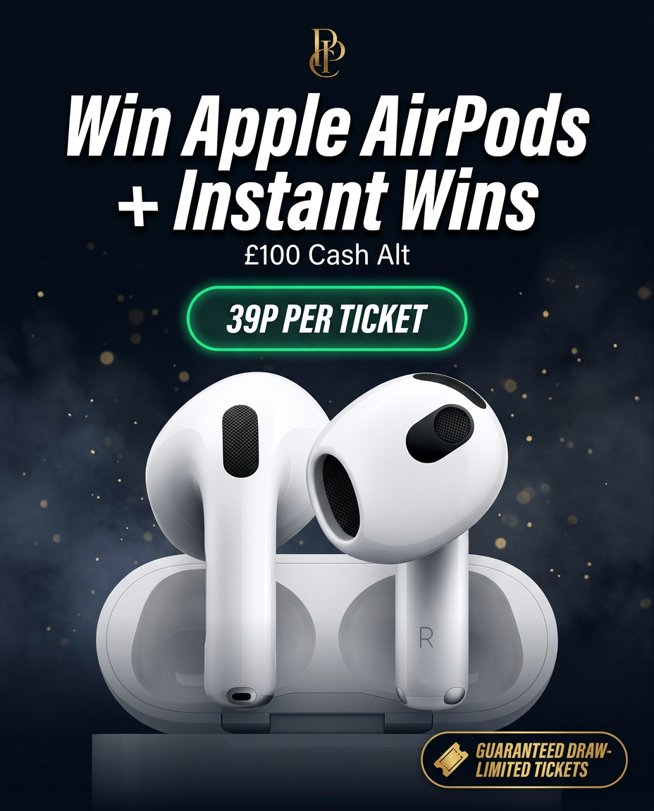 Apple AirPods (4th gen) with Active Noise Cancellation + Instant Wins