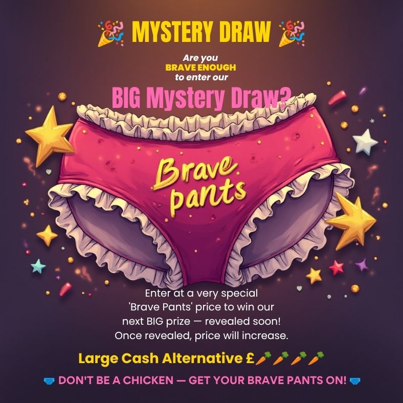 It's Back and on a Mega Low Launch Price. Are Your Brave Enough to Enter This Draw Too Win Our Next Big “Mystery” Prize?