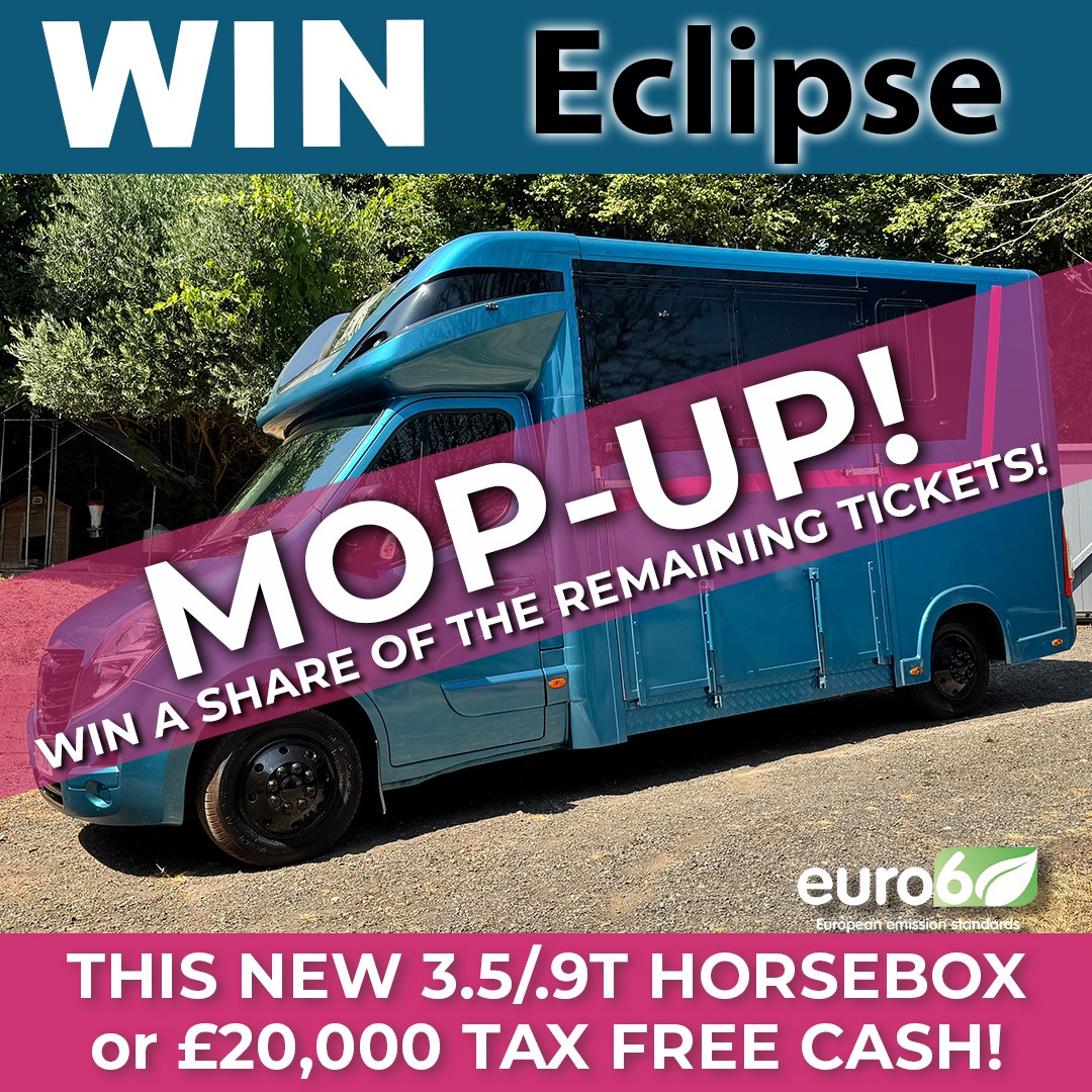 Very Special Mop Up Draw – Horsebox or £20k Tax Free Cash