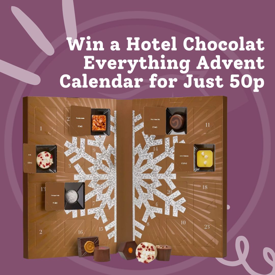 Win a Hotel Chocolat Everything Advent Calendar for Just 50p