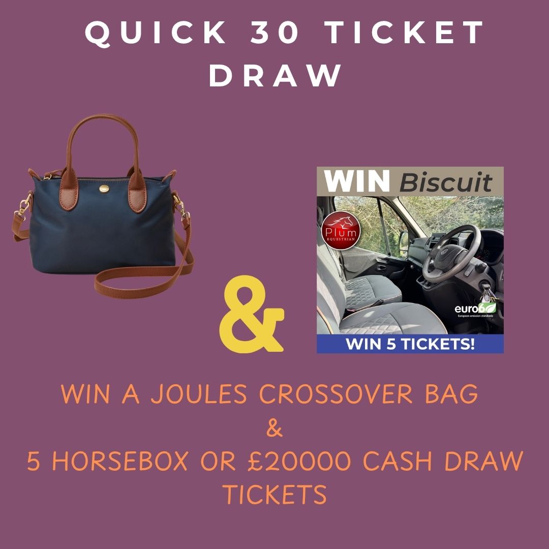 Win A Joules Crossover Bag & 5 Horsebox or £20000 Cash Draw tickets