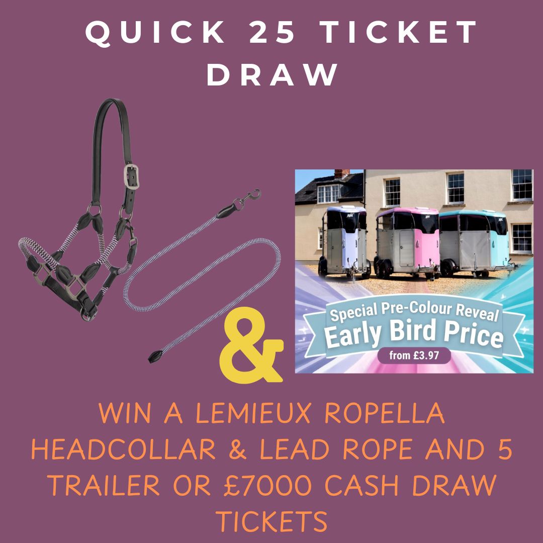 Win a LeMieux Ropella Headcollar and Lead Rope and 5 Trailer Draw Tickets