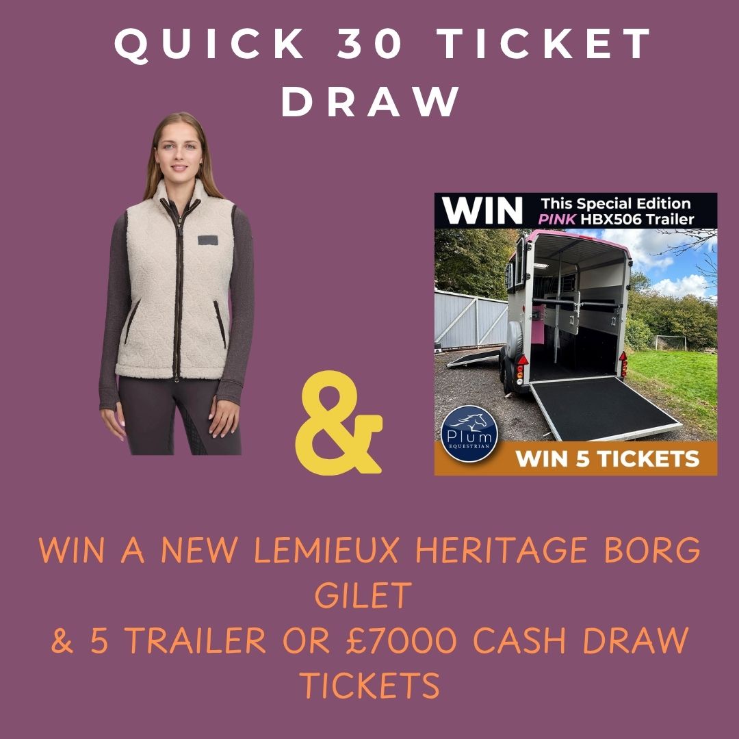 Win A New Lemieux Heritage Borg Gilet & 5 Trailer or £7000 Cash Draw tickets