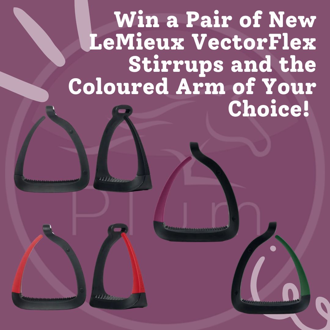 Win a Pair of New LeMieux VectorFlex Stirrups and the Coloured Arm of Your Choice!