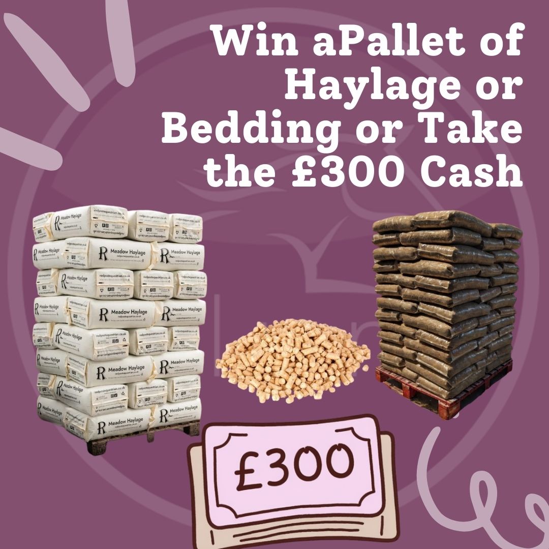 Win a Pallet of Bedding or Haylage or £300 Cash the Choice is Entirely Yours