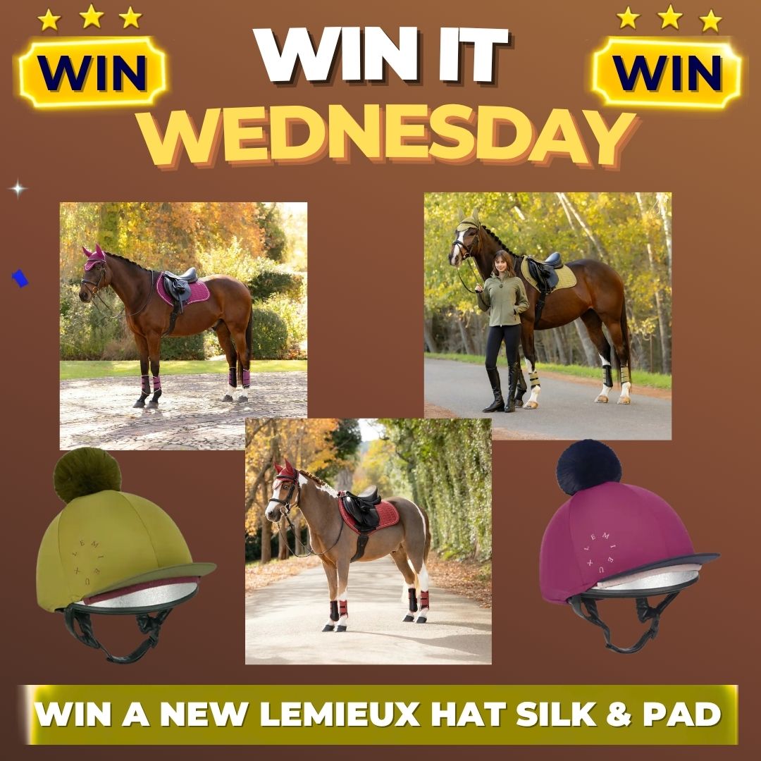 Win it Wednesday 99p Draw to Win a New LeMieux AW Saddle Pad and Hat Silk