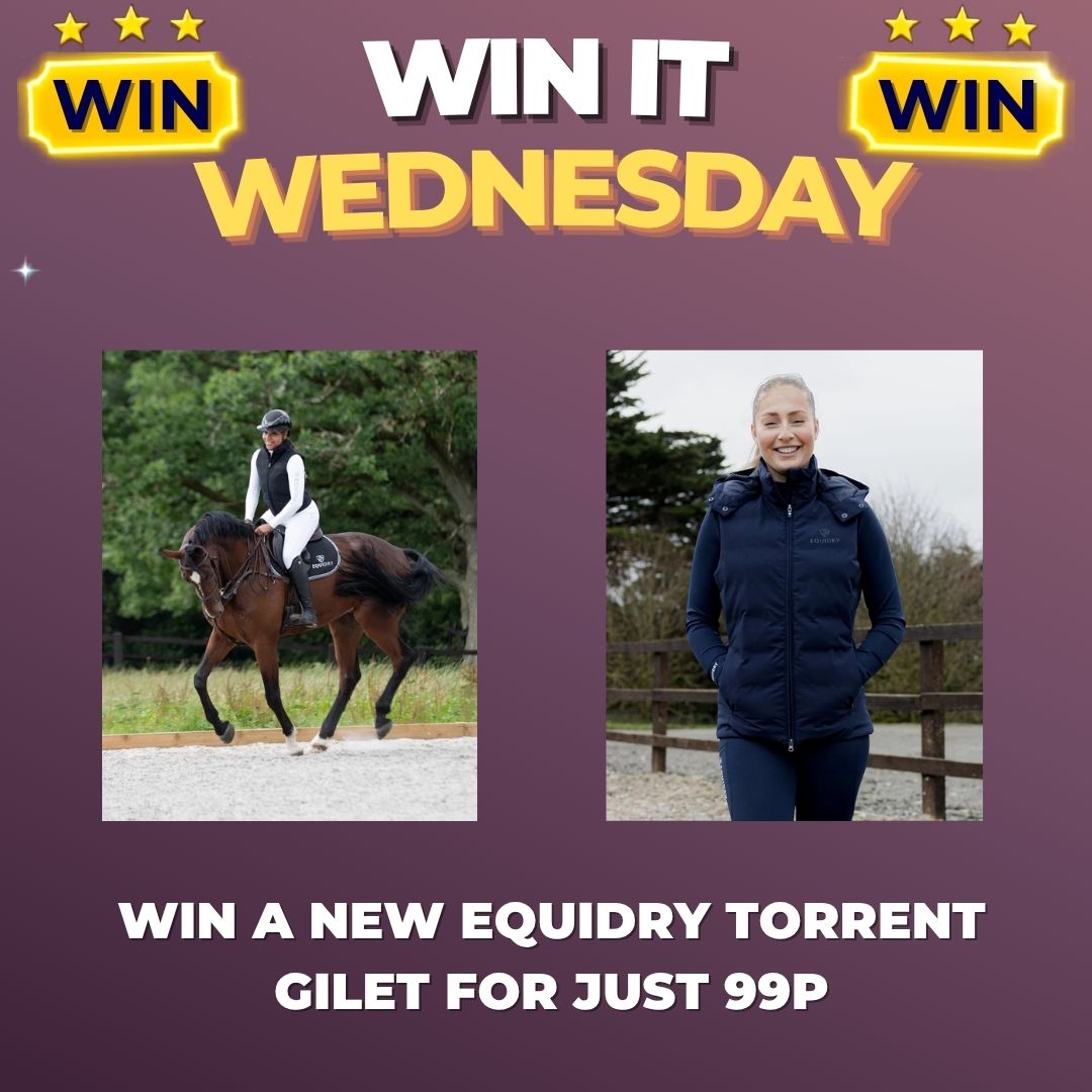Win it Wednesday Draw to Win a New EquiDry Torrent Gilet