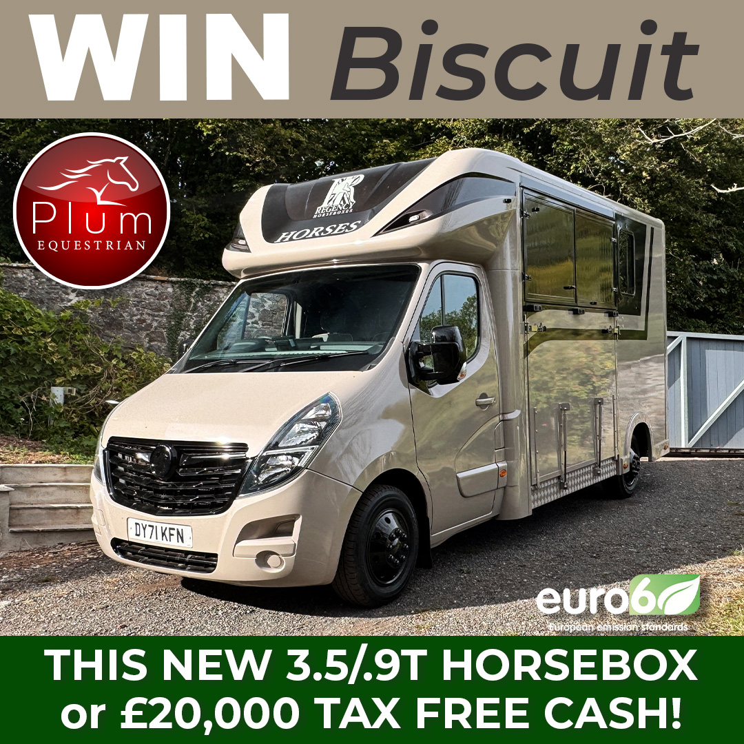 Win our Mega New Horsebox “Biscuit” 3.5T Conversion or Take £20000 Tax Free Cash – Special Launch Day Price