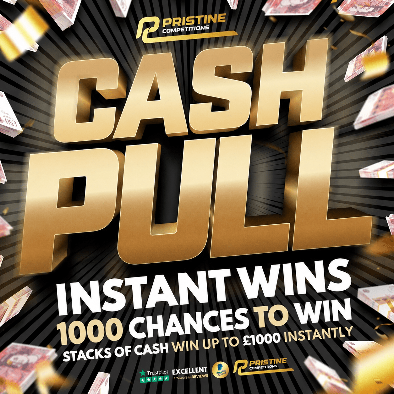 12p Cash Pull Instant Wins – 1,000 Prizes
