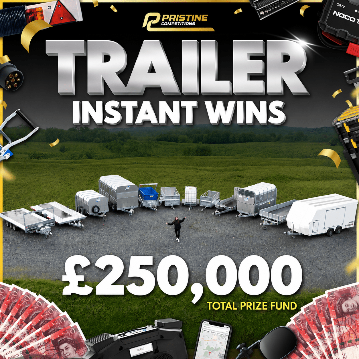 HUGE Trailers Instant Wins – 10,000 Prizes – £250,000 Prize Fund
