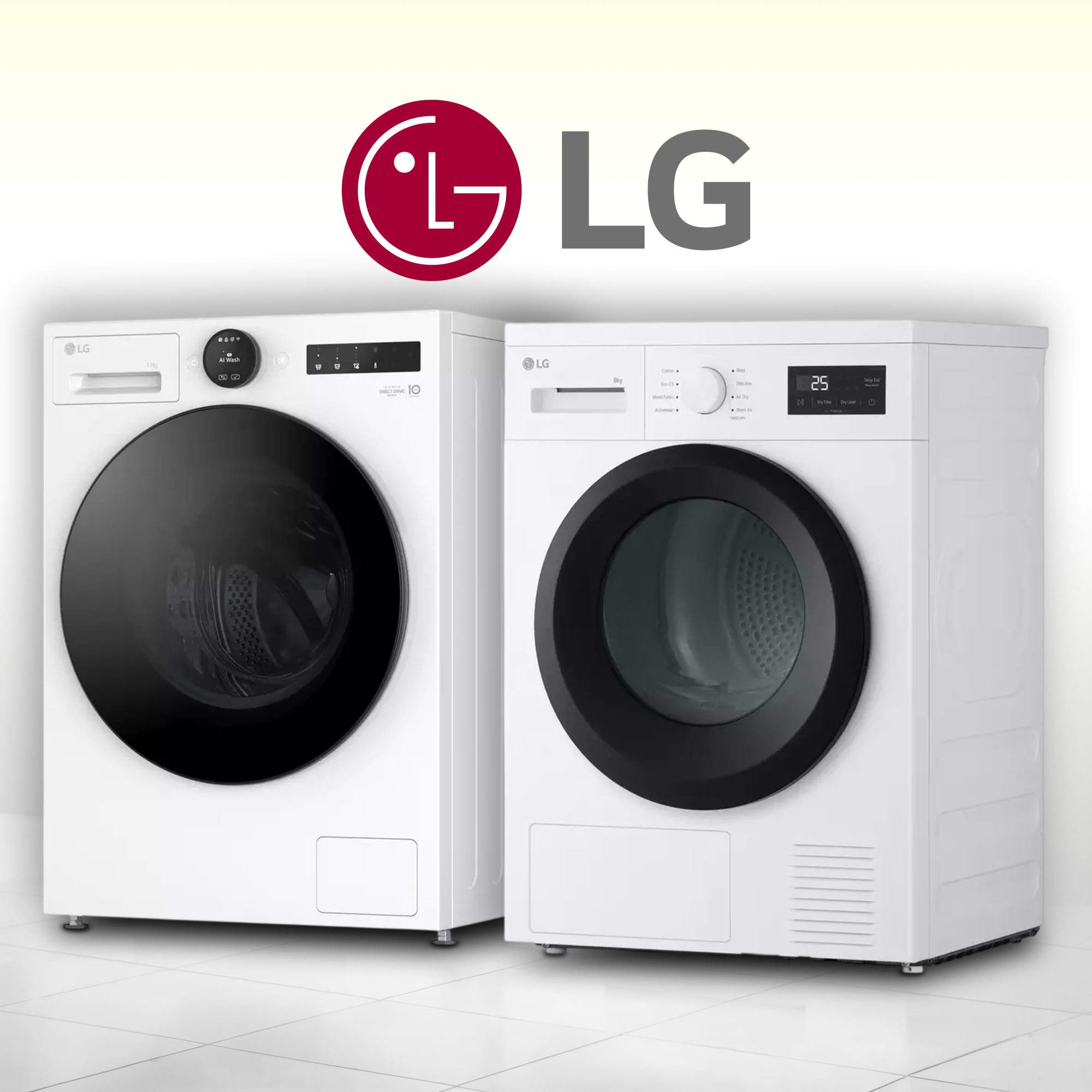LG Series 7 Washing Machine & Dryer Bundle #2