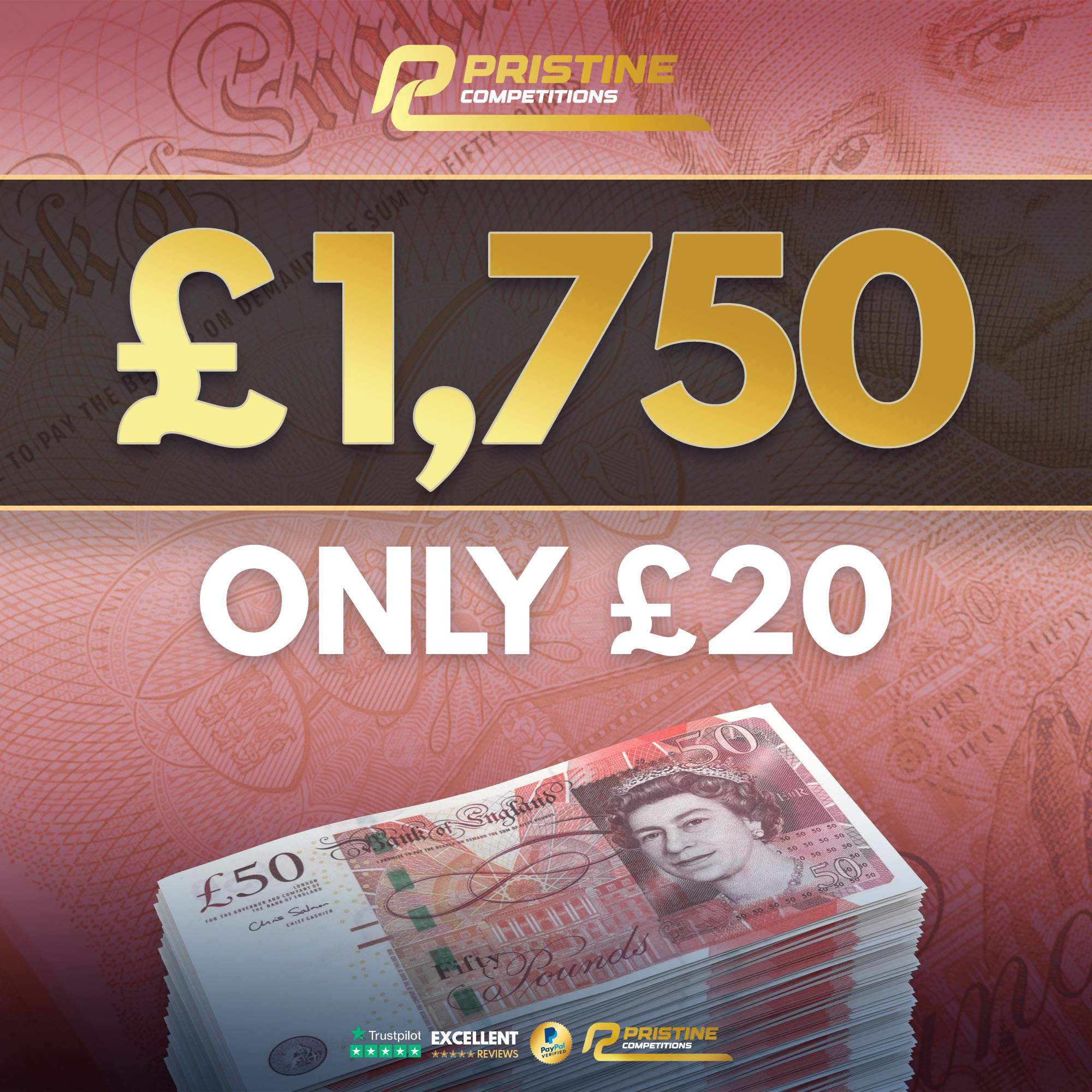 Mondays £1,750 for £20