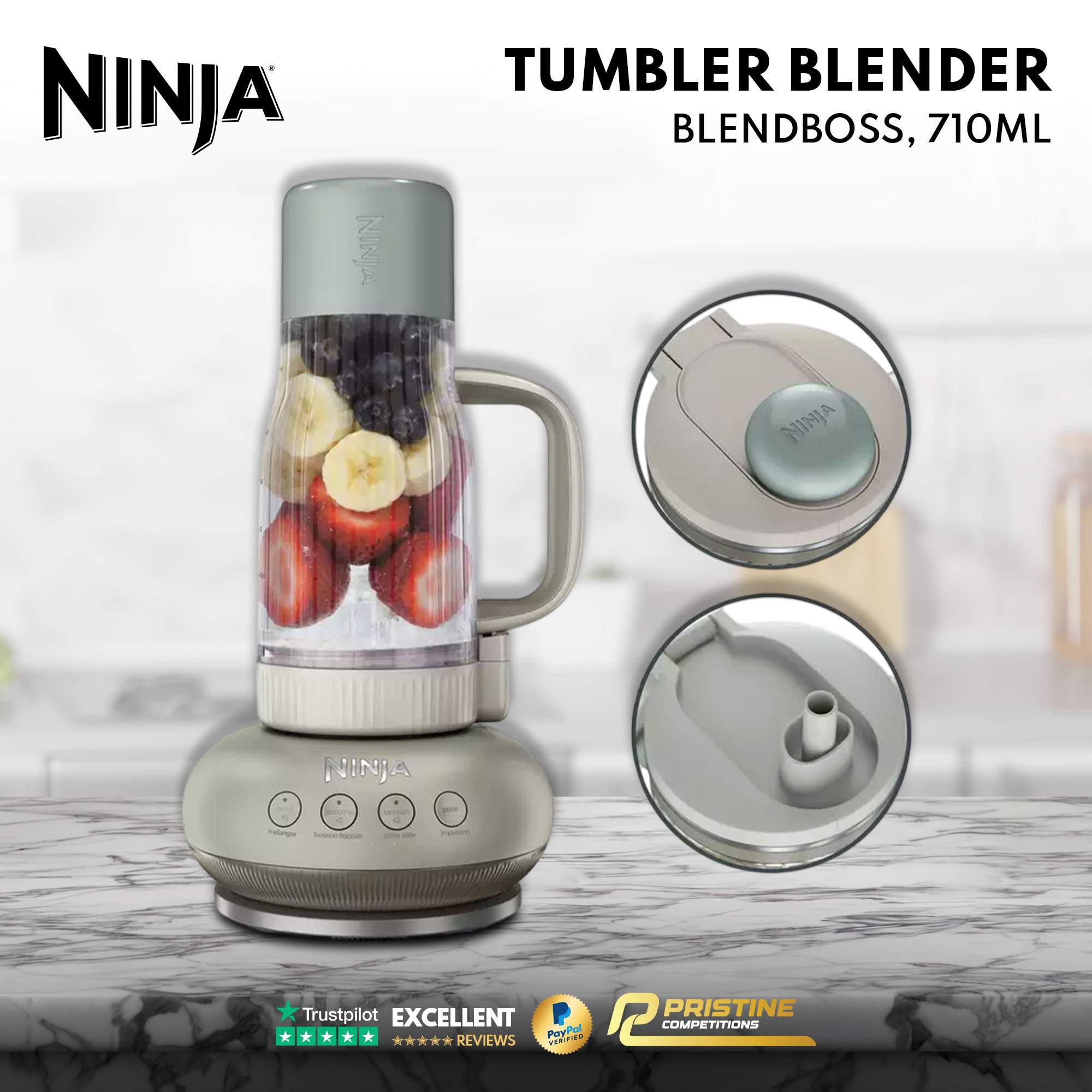 Ninja DB351UKST BlendBoss 710ml Tumbler Blender #2