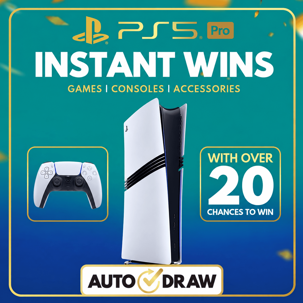 Sony PS5 Pro 2TB with 20 Instant Wins