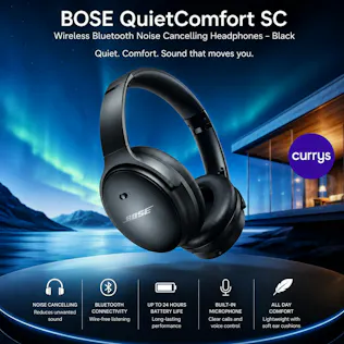 BOSE QUIETCOMFORT SC WIRELESS NOISE CANCELLING HEADPHONES – BLACK PARENT DAY 3 #12