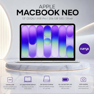 APPLE MACBOOK NEO 13" (2026) - A18 PRO, 256 GB SSD, SILVER PRODUCT CODE: N428512W | MHFA4B/A #2