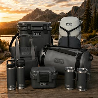MEGA 9 PIECE CHARCOAL YETI COOLER & BAG BUNDLE PARENT DAY 4 #13