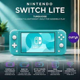 NINTENDO SWITCH LITE - TURQUOISE PRODUCT CODE: N711560W | 10002295 #4