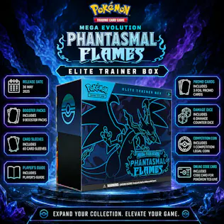 POKÉMON MEGA EVOLUTION PHANTASMAL FLAMES ELITE TRAINER BOX #19