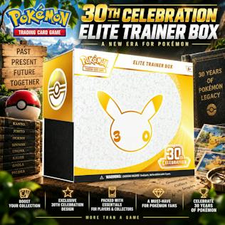 BRAND NEW RELEASE POKÉMON TCG: 30TH CELEBRATION ELITE TRAINER BOX 2.0 #4