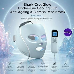 SHARK CRYOGLOW UNDER-EYE COOLING LED ANTI-AGEING REPAIR MASK - BLUE FROST - PARENT DAY 1 REBORN #18