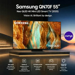 SAMSUNG QN70F 55" NEO QLED 4K MINI LED VISION AI SMART TV - PARENT DAY 1 REBORN #18