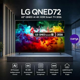 LG QNED72 65" QNED AI 4K HDR Smart TV 2026 #1 #1