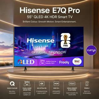 HISENSE E7Q PRO 55" QLED 4K HDR Smart TV with Freely - 55E7QTUK PRO - PARENT DAY 1 REBORN #20