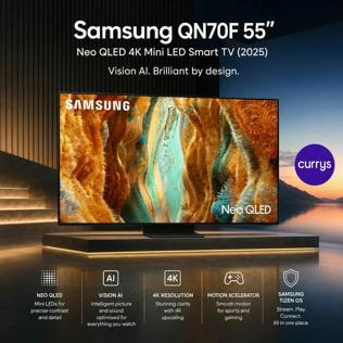 SAMSUNG QN70F 55" NEO QLED 4K MINI LED VISION AI SMART TV - PARENT DAY 1 REBORN #19