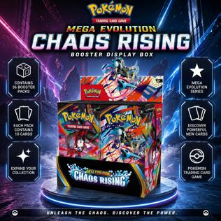 POKÉMON TCG: MEGA EVOLUTION-CHAOS RISING BOOSTER DISPLAY BOX (36 PACKS) PARENT (1 DAY) 2.0 #33