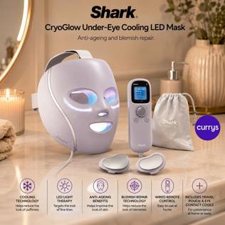 SHARK CRYOGLOW UNDER-EYE COOLING LED ANTI-AGEING REPAIR MASK – LILAC CHILL - PARENT DAY 2 #22