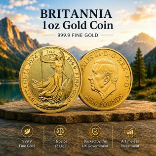 BRITANNIA 1OZ GOLD COIN 999.9 FINE GOLD or £2500 - PARENT DAY 2 #22