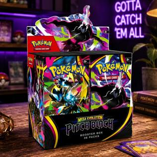 NEW RELEASE POKEMON TCG PITCH BLACK BOOSTER BOX 36 PACKS 2.0 #30