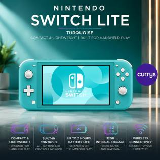 NINTENDO SWITCH LITE - TURQUOISE PRODUCT CODE: N711560W | 10002295 #12